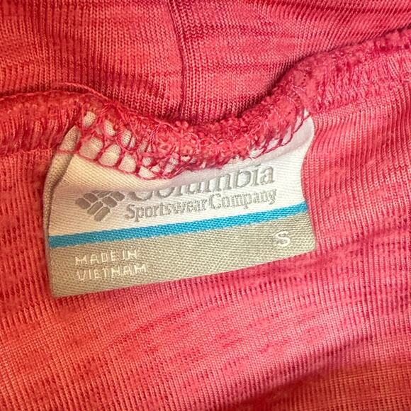 Columbia Creststone Ridge Pullover Pink Cowl Neck Sweatshirt Women’s Small - Picture 6 of 6